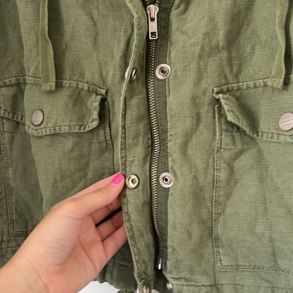 Olive Green Utility Jacket - Picture 5 of 9